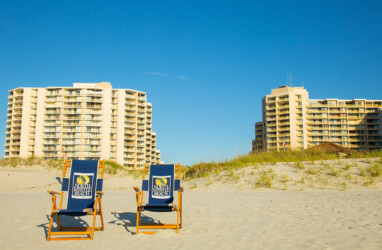 Beach Chair On The Beach