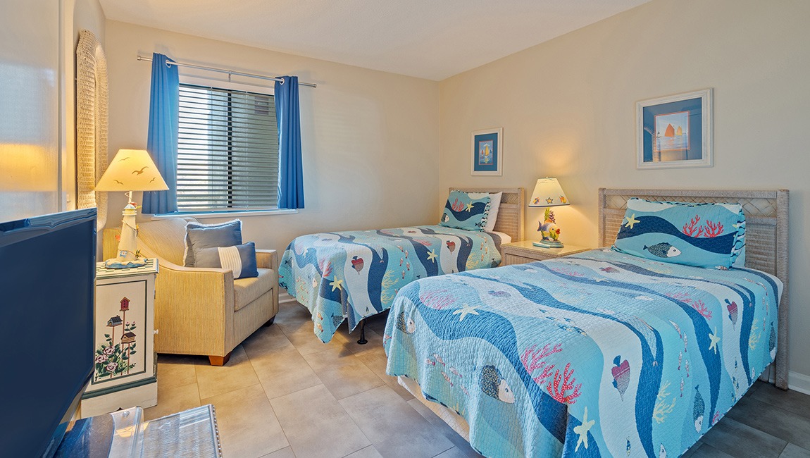 Bedroom with two beds