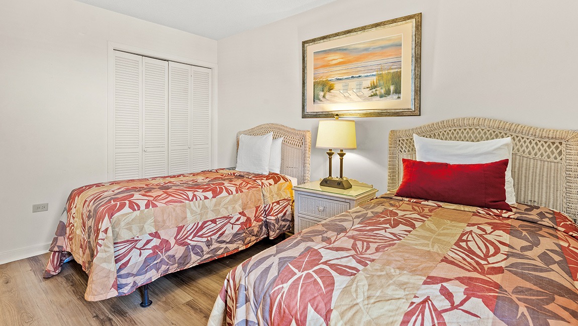 Bedroom with two beds