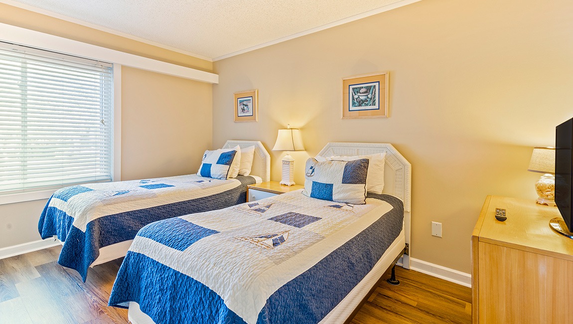 Bedroom with two beds