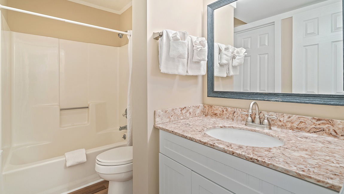 Bathroom with tub