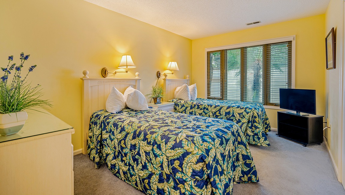 Bedroom with two beds