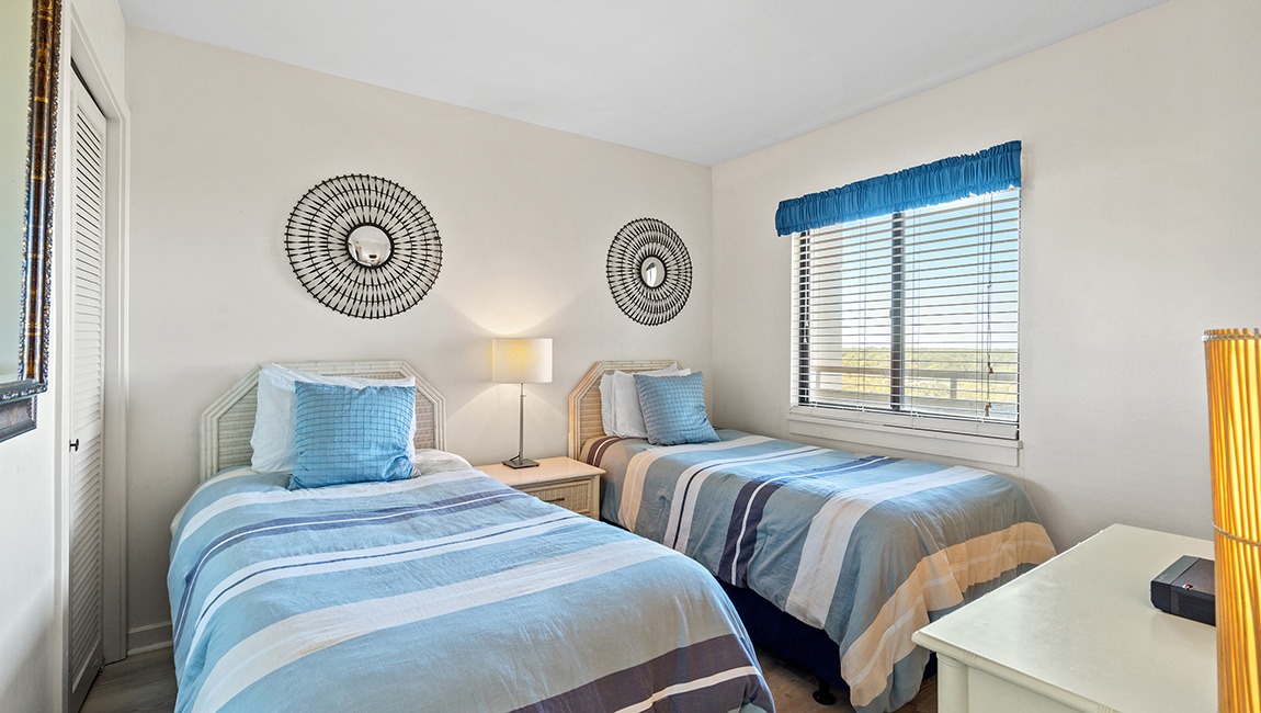 Bedroom with two beds