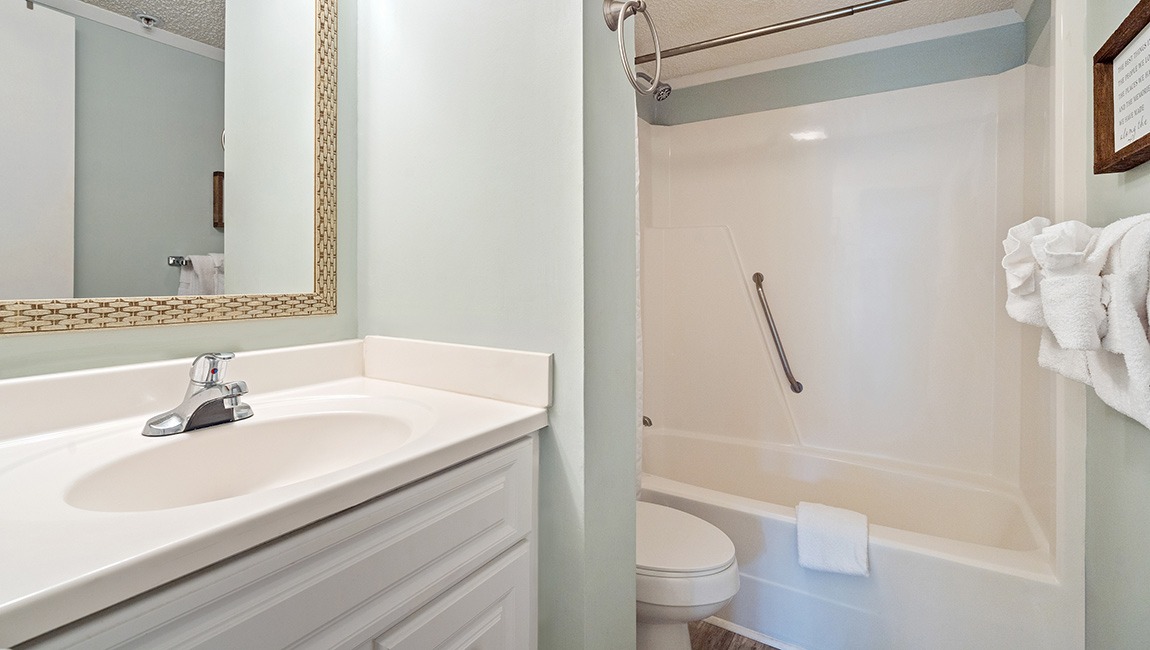 Bathroom with tub