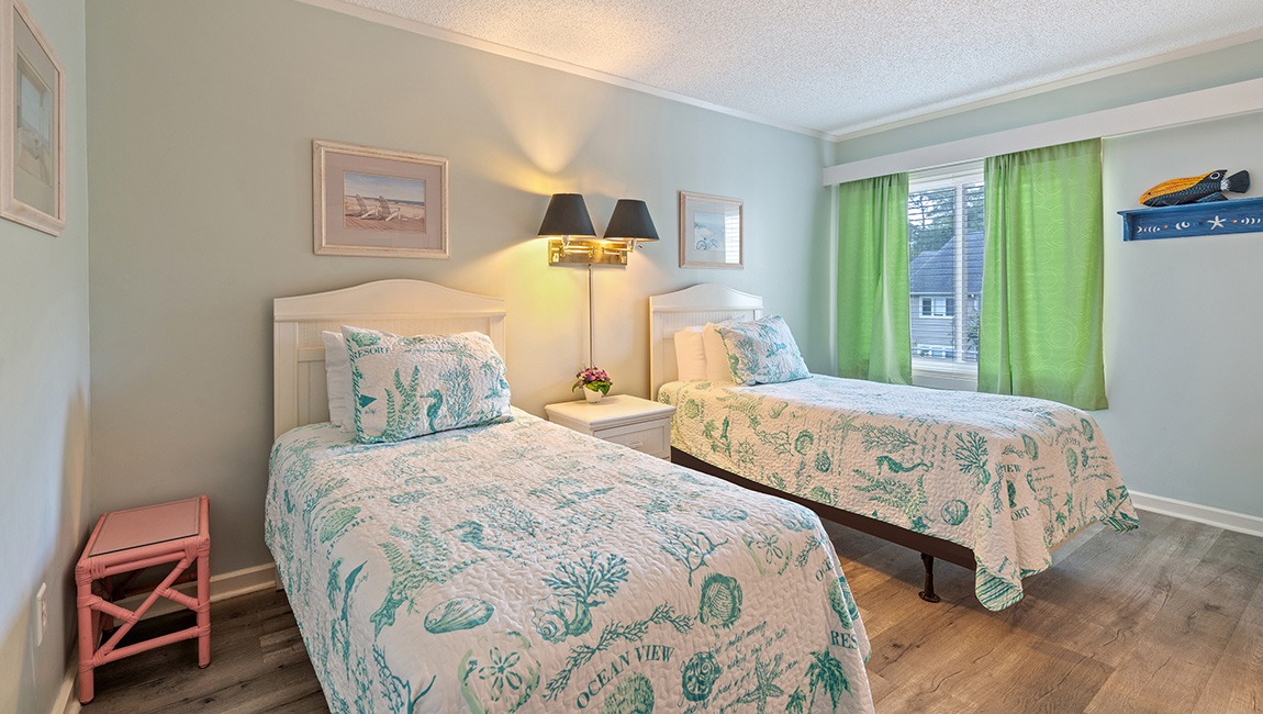 Bedroom with two beds