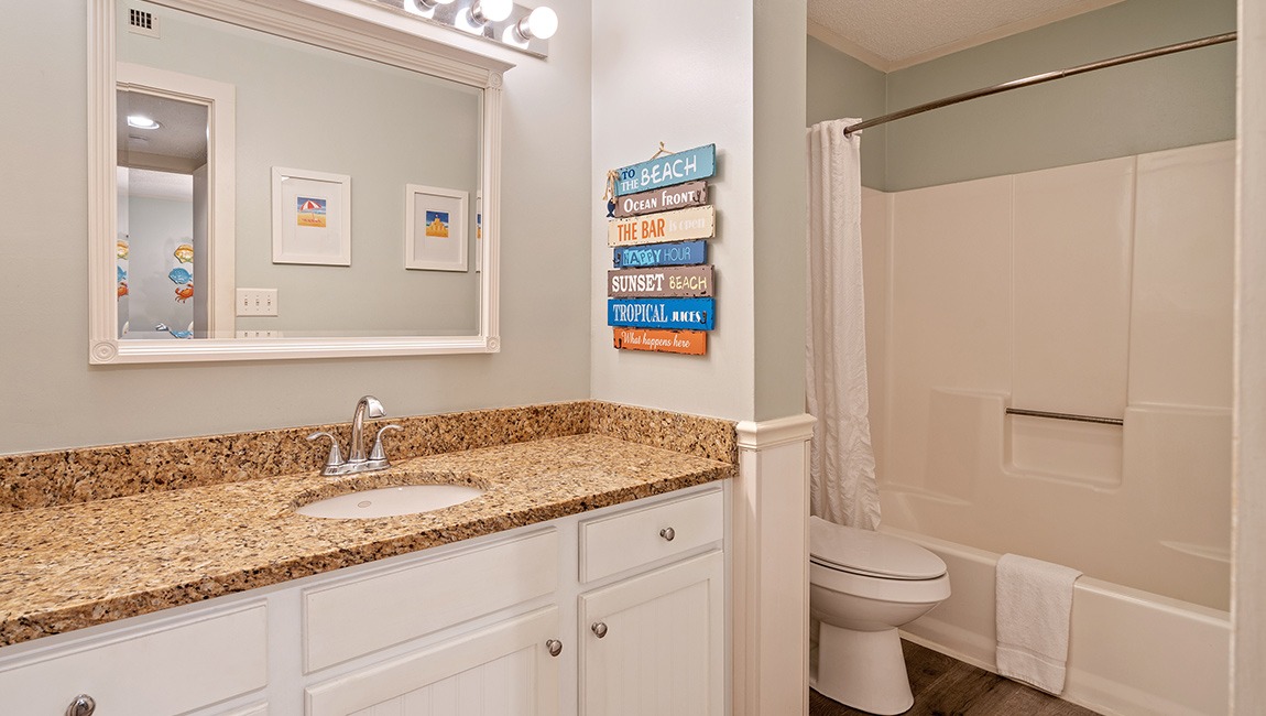 Bathroom with tub